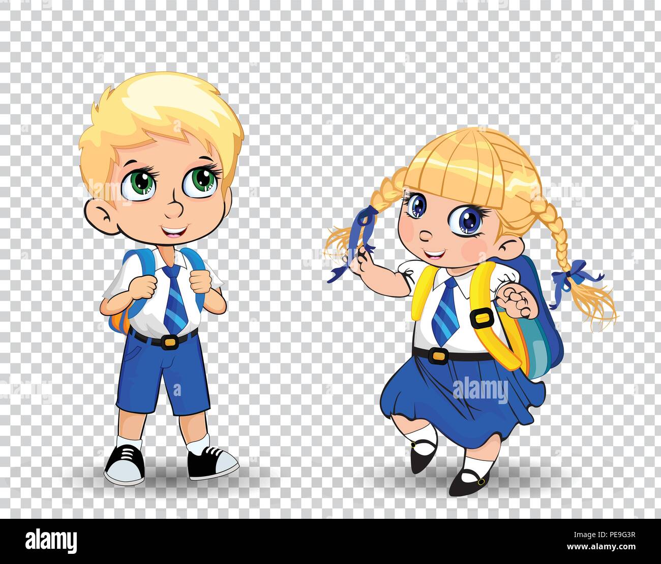 Anime Boy And Girl High Resolution Stock Photography And Images Alamy