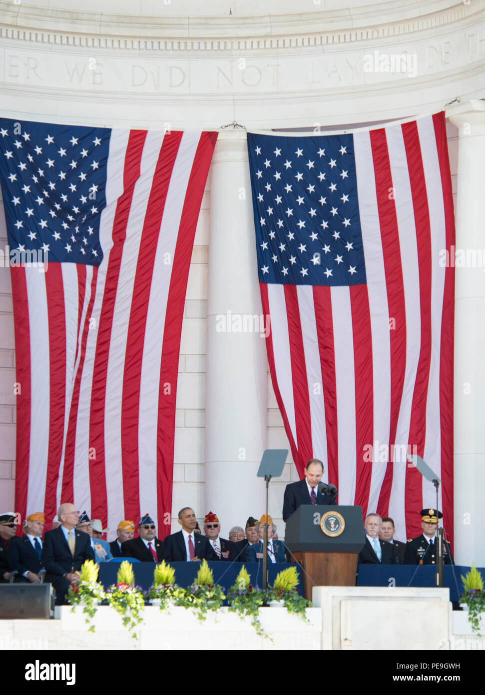 Robert A. McDonald, Secretary of Veterans Affairs, delivers a Veterans