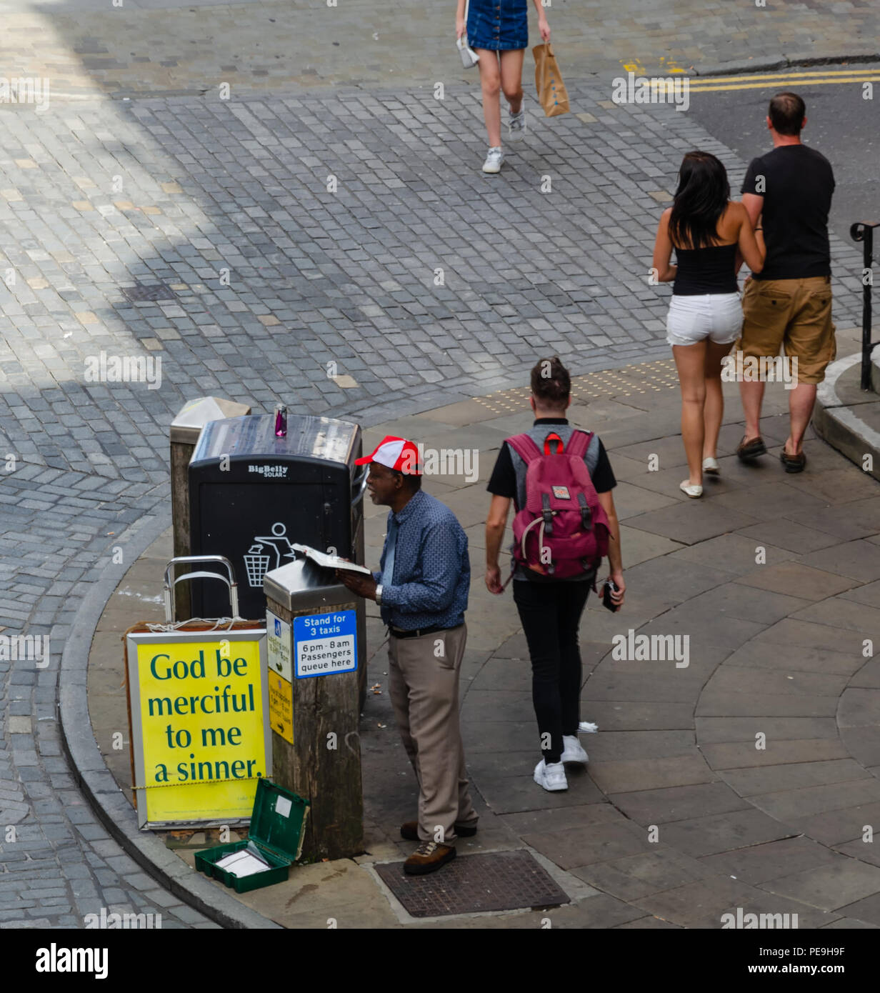 Caucasian preacher standing hires stock photography and images Alamy