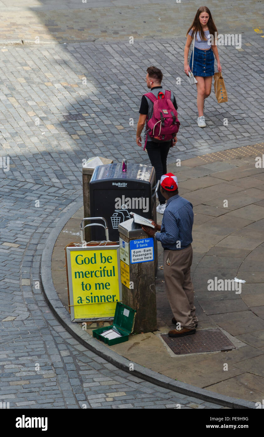 Religious Street Preacher Stock Photos & Religious Street Preacher