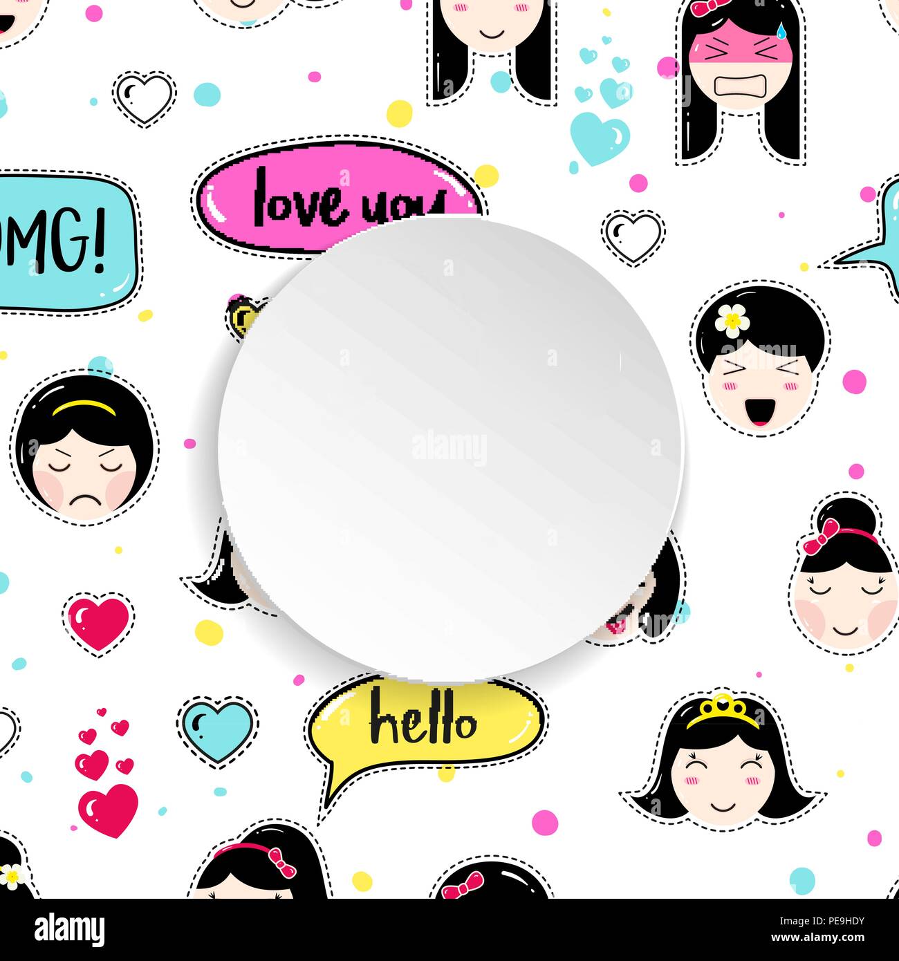 page 2 anime stickers high resolution stock photography and images alamy