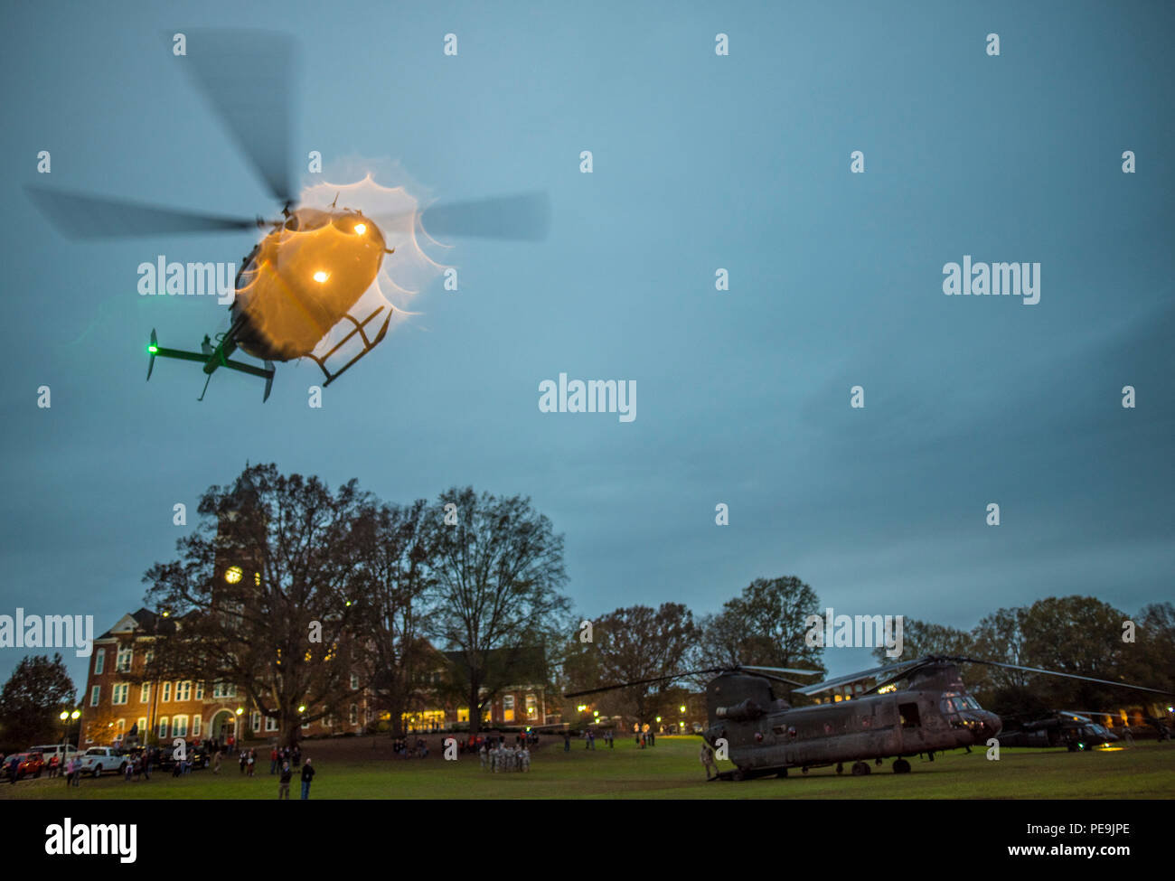 A U.S. Army National Guard UH72A Lakota helicopter piloted by Maj