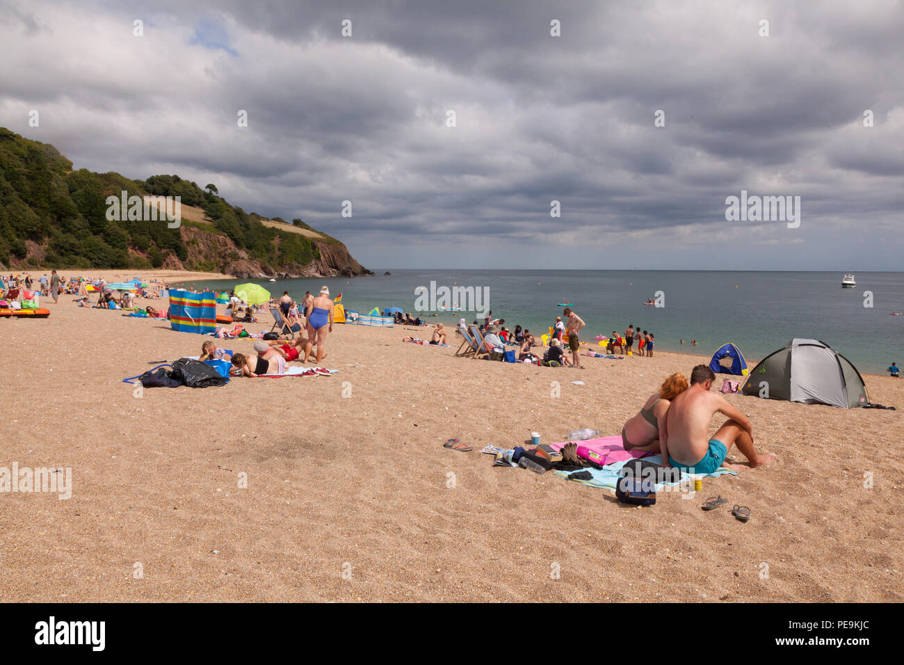 Blackpool Sands, Blackpool, Dartmouth,Devon, England, United Kingdom