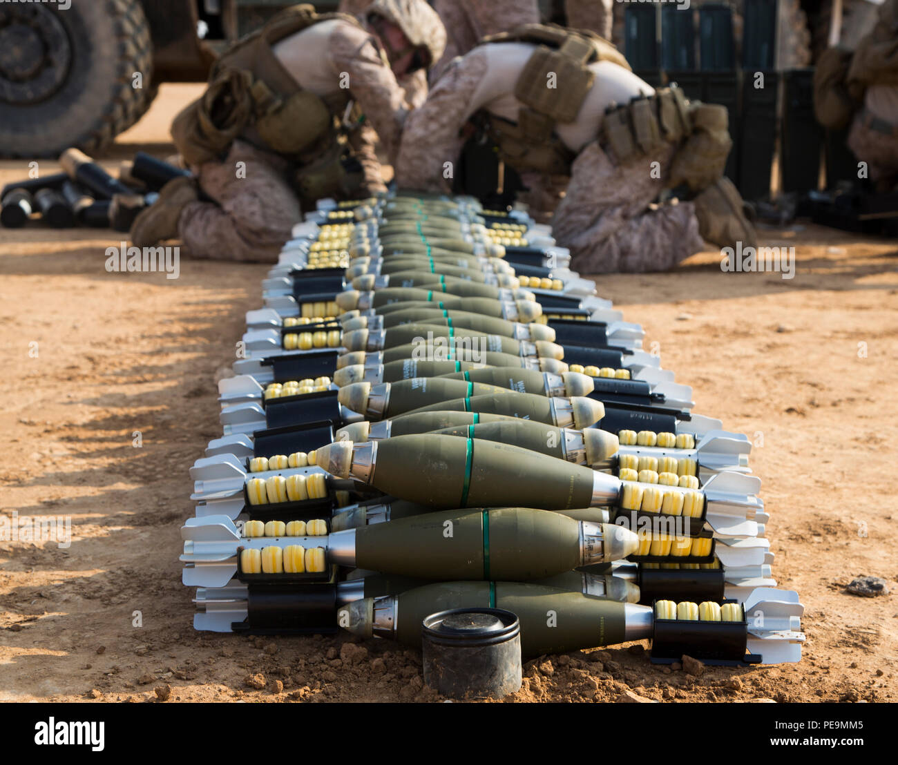 U.S. Marines with Combined AntiArmor Team (CAAT), Weapons Company, 1st