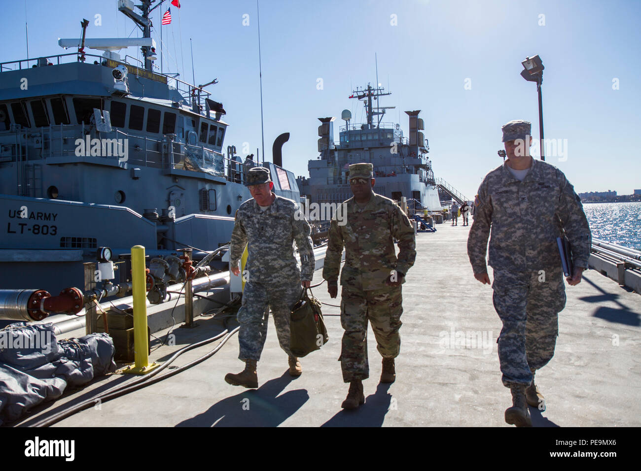 Army Reserve leaders and the 200th Military Police Command visit the U ...