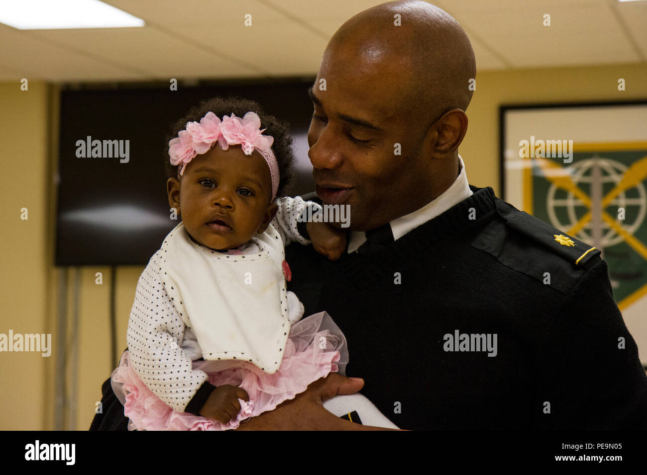 Maj. Micah Ramseur, a logistics officer with the 200th Military Police