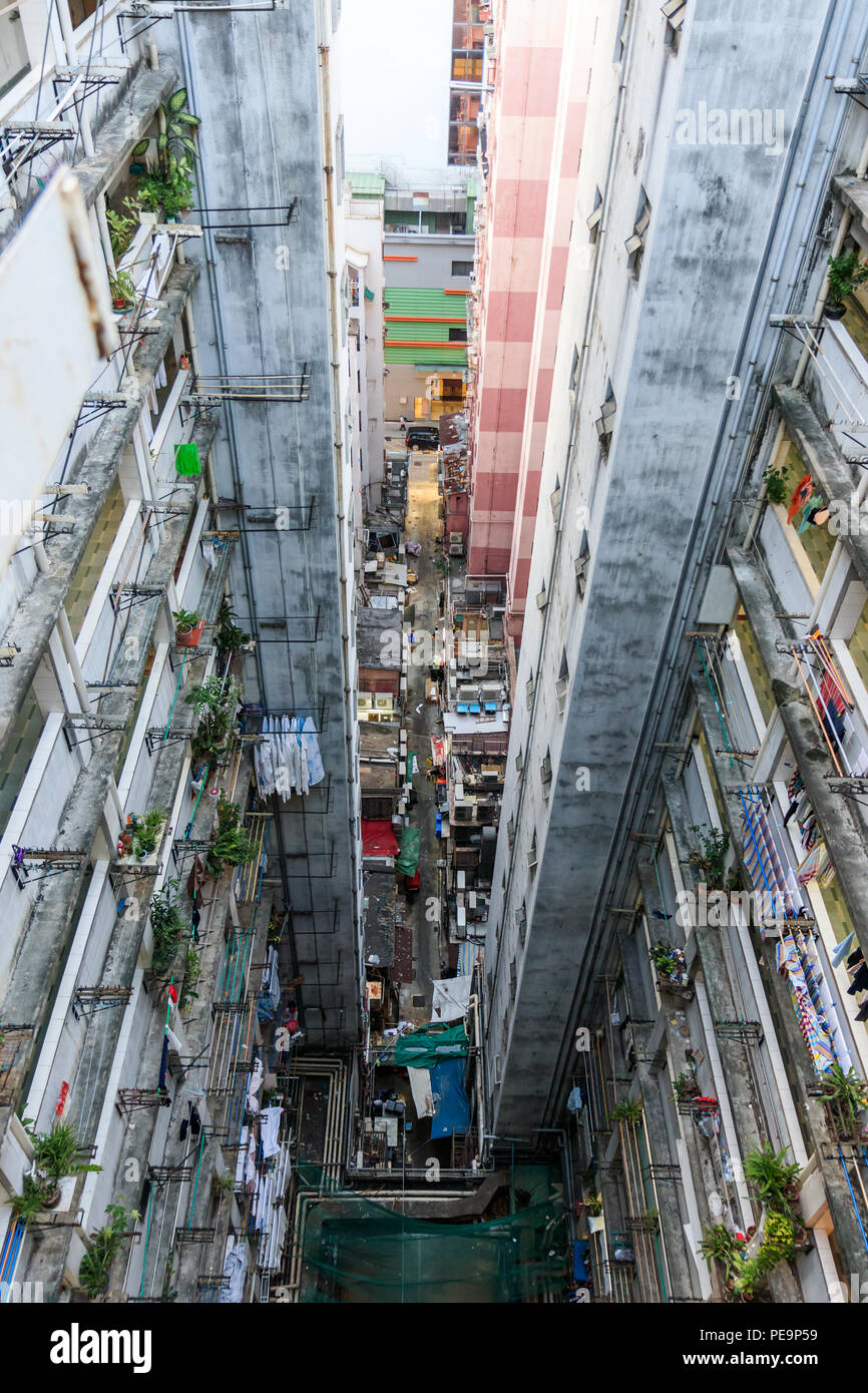 Old Buildings In Mong Kok, Hong Kong Stock Photo - Alamy