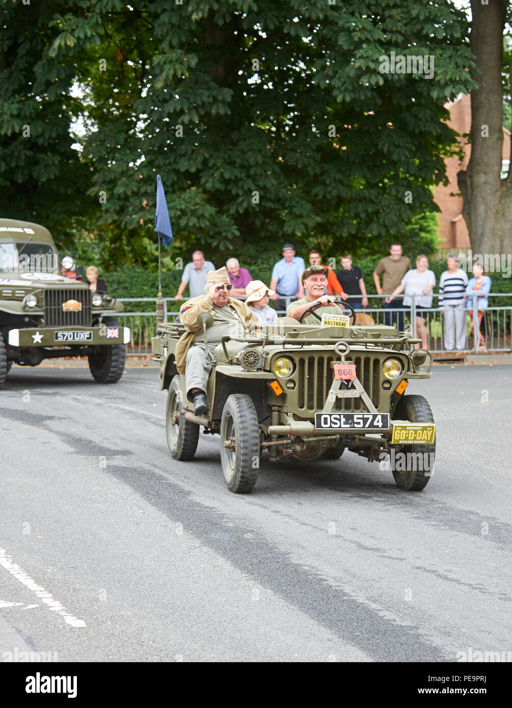 Vintage Military Vehicles, Driffield Steam Rally "Road Run" East