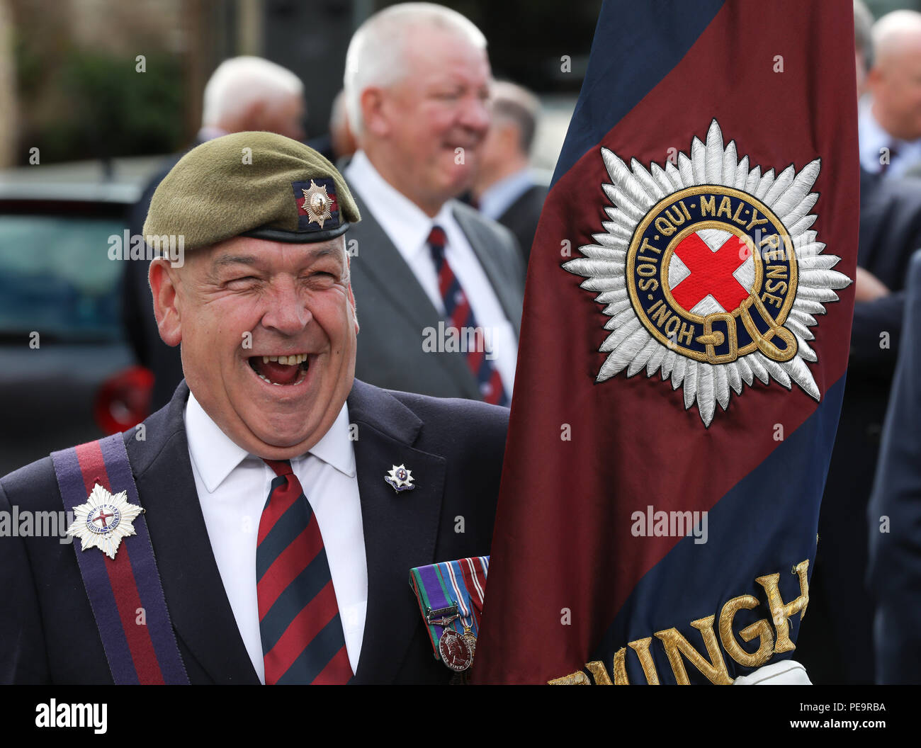 Former Coldstream Guardsman at Coldstream Civic Week Stock Photo