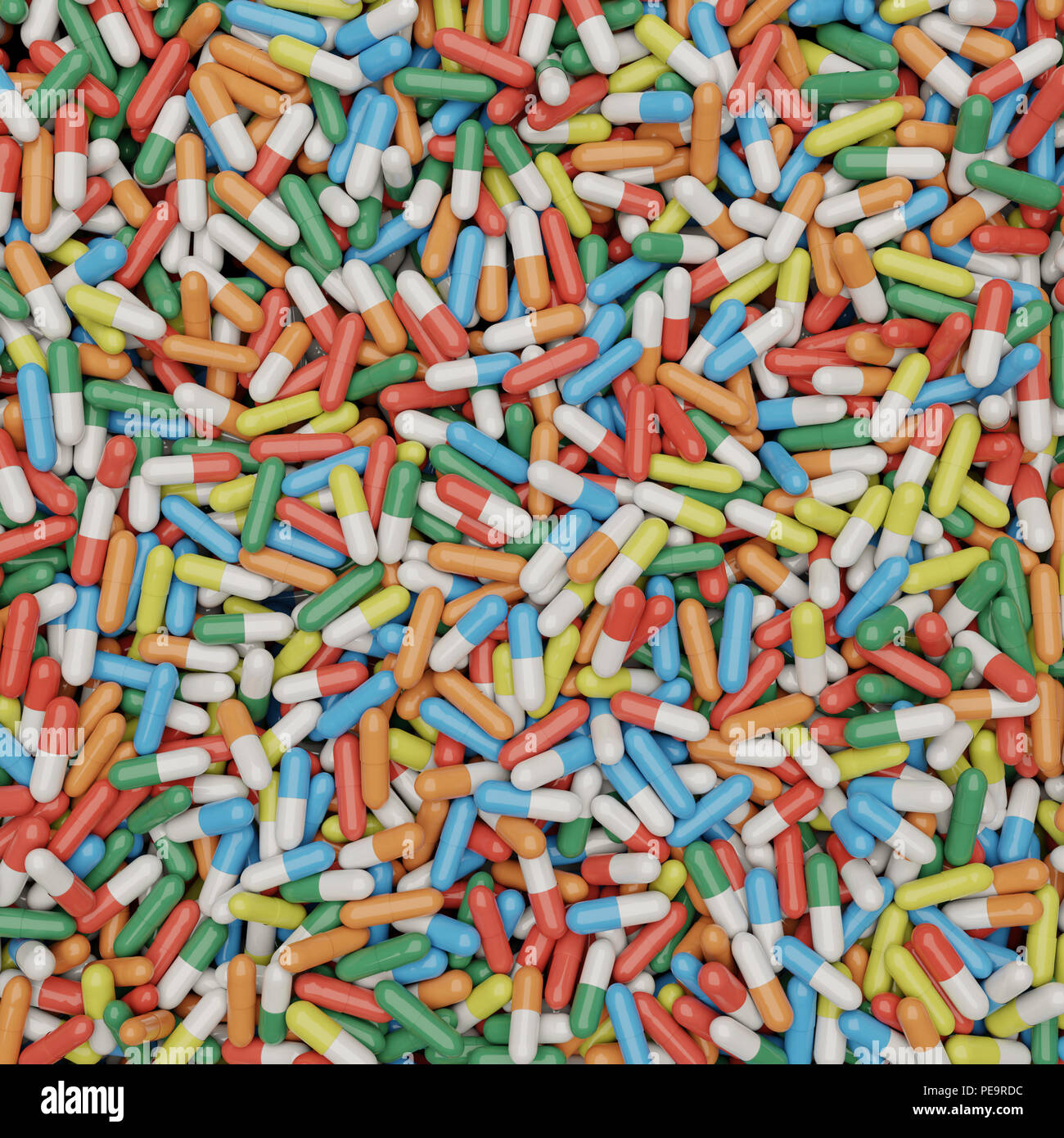 3d rendering bunch blue hi-res stock photography and images - Alamy