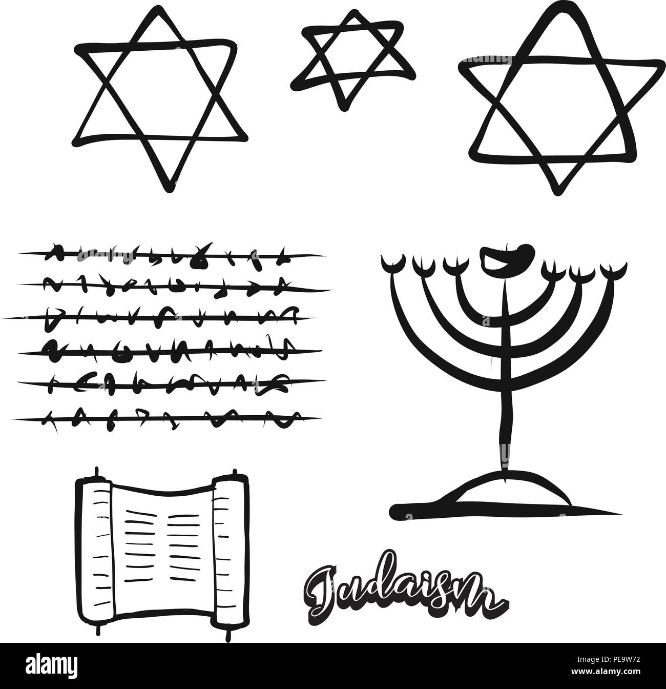 Jewish symbols hi-res stock photography and images - Alamy