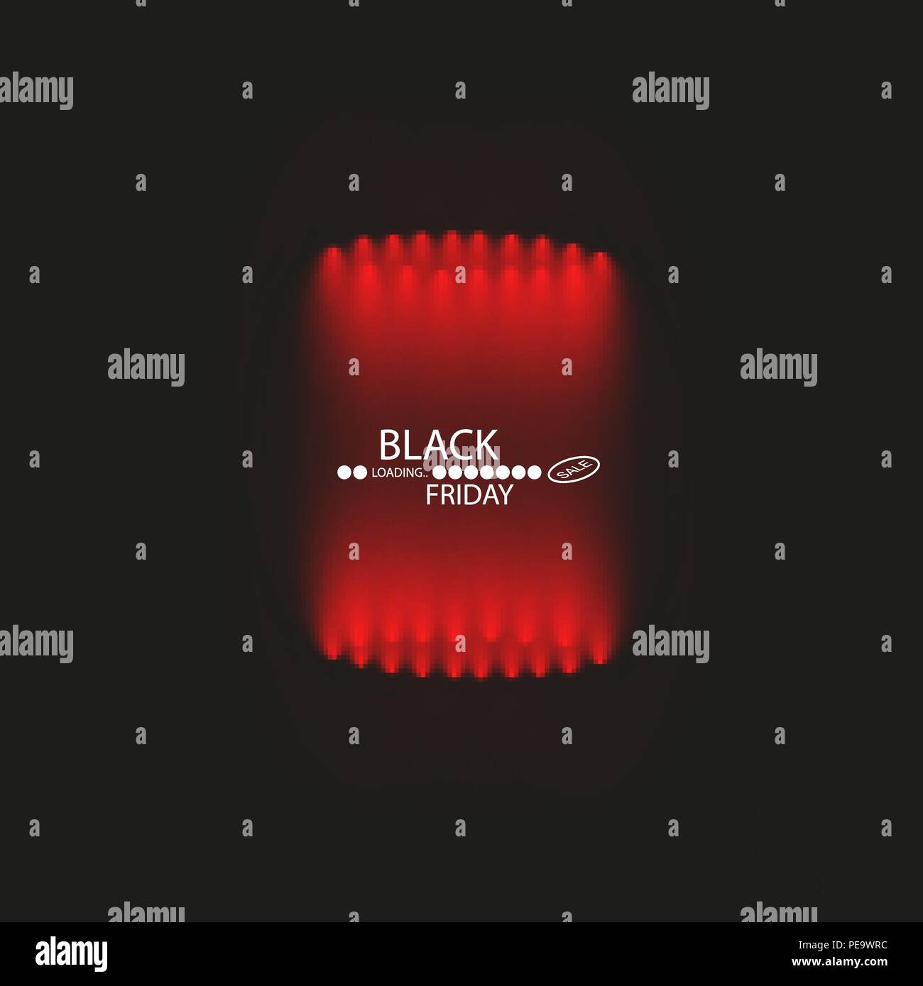 Black Friday with Loading Bar and spotlight . Black Friday Sale Concept ...
