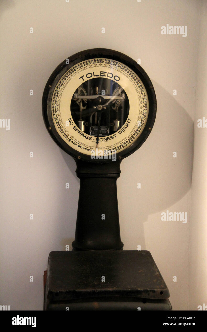 Old antique Toledo scale Stock Photo - Alamy