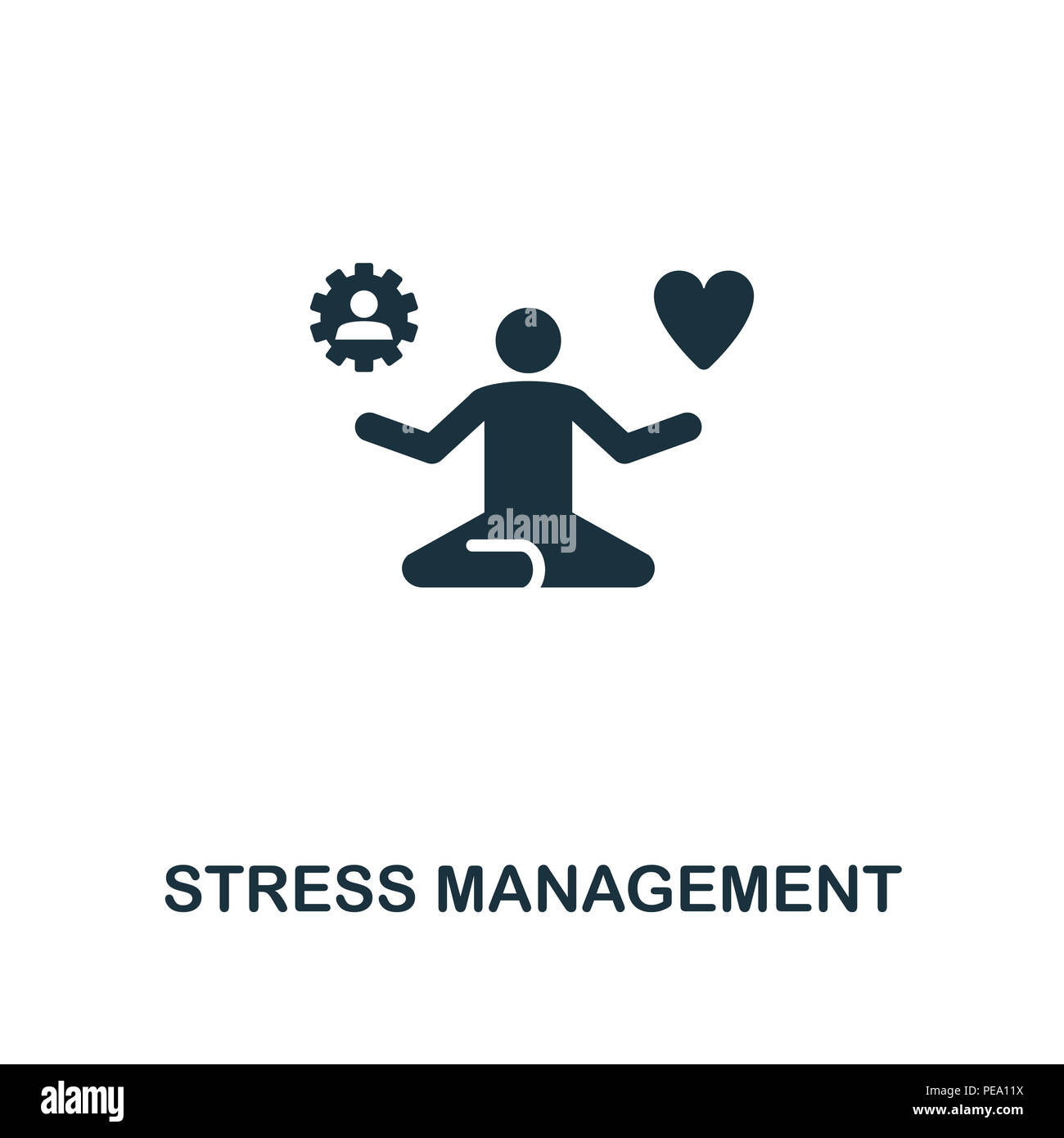 Stress Management creative icon. Simple element illustration. Stress