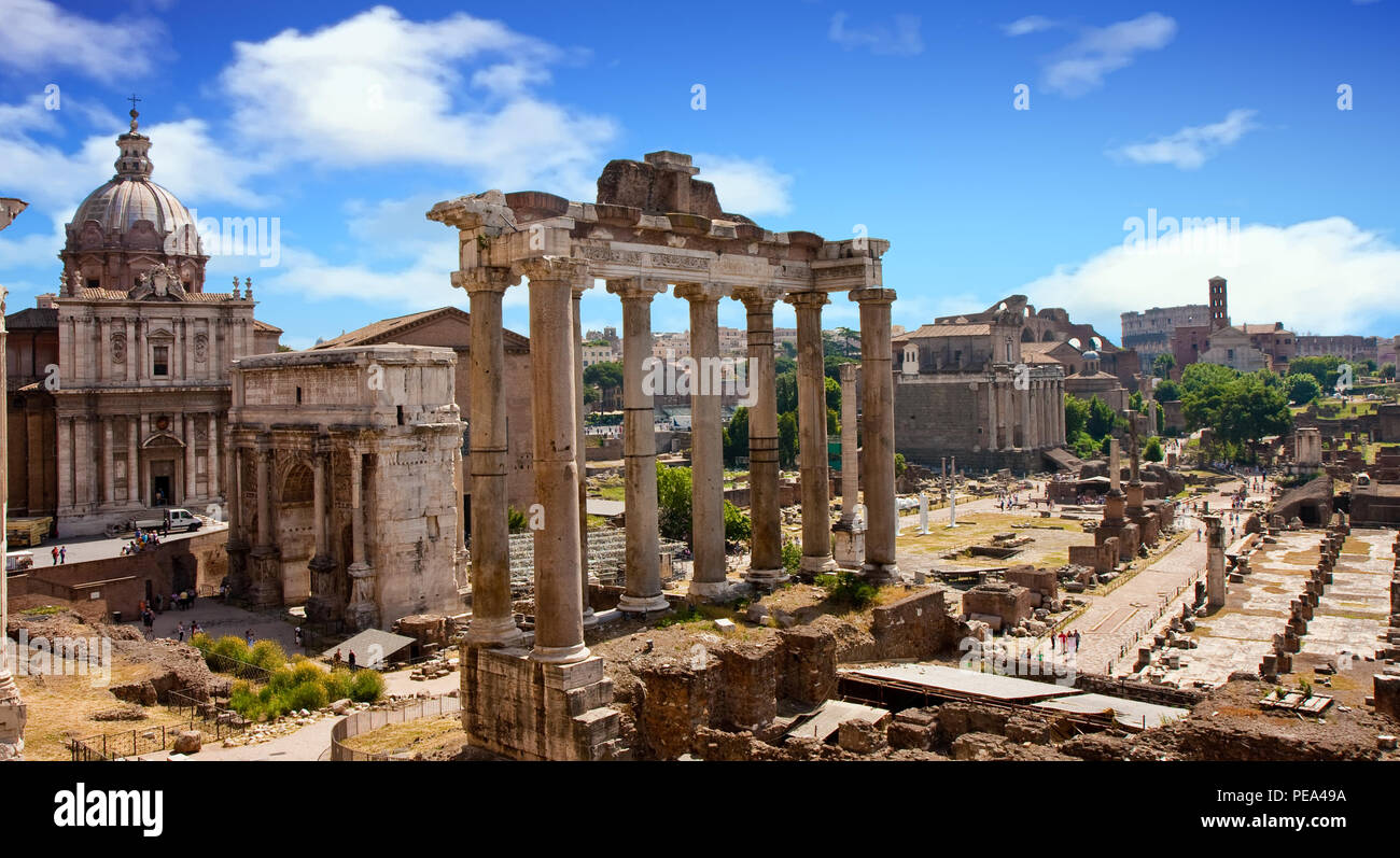 The forum ancient rome painting hi-res stock photography and images - Alamy