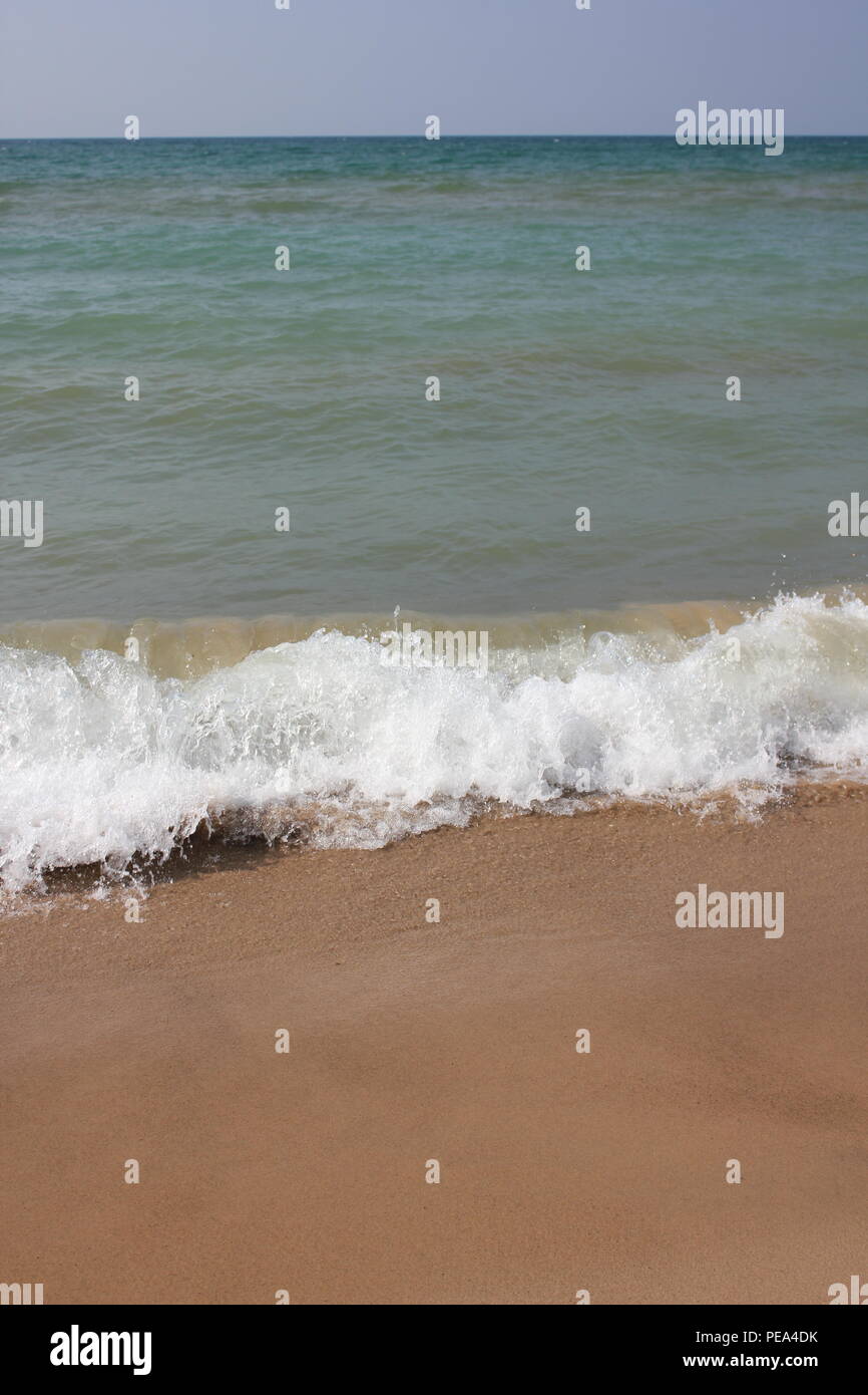 McKinley Beach at Union Pier, Michigan. Stock Photo