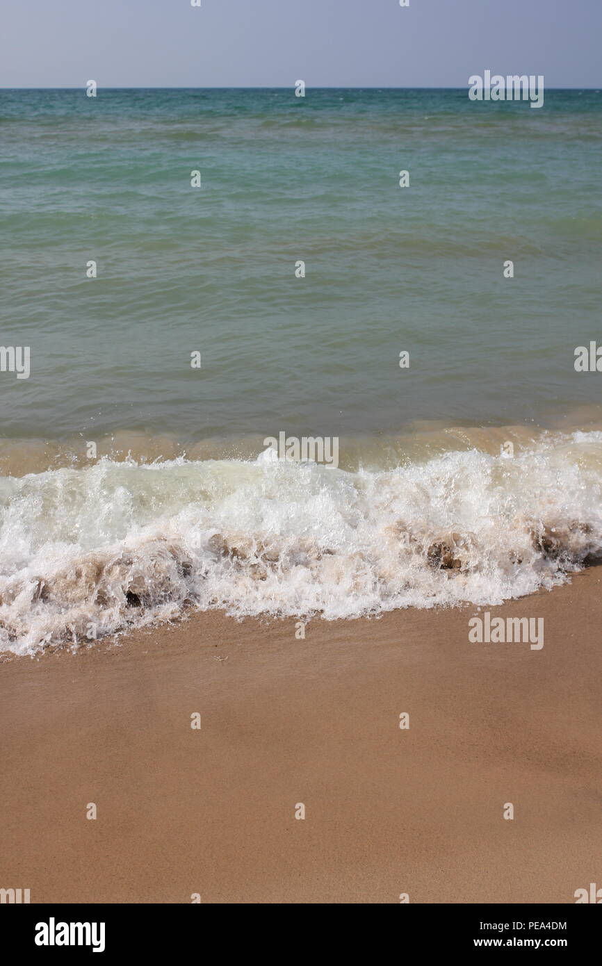 McKinley Beach at Union Pier, Michigan. Stock Photo