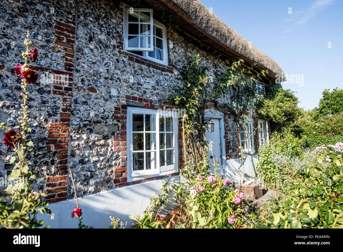 Traditional House in The Village Of Singleton East Sussex UK Stock