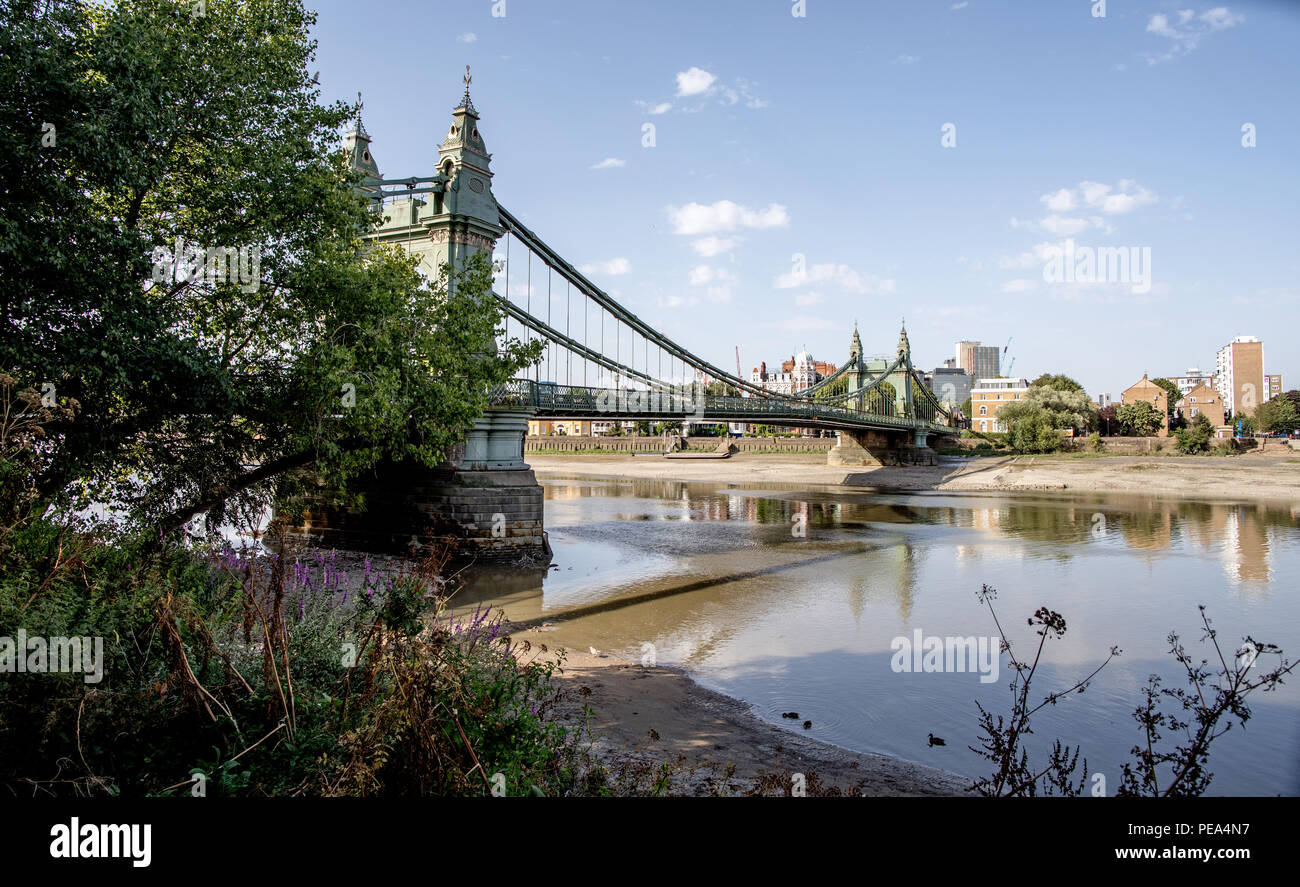 Hammersmith Bridge Daytime London UK Stock Photo Alamy