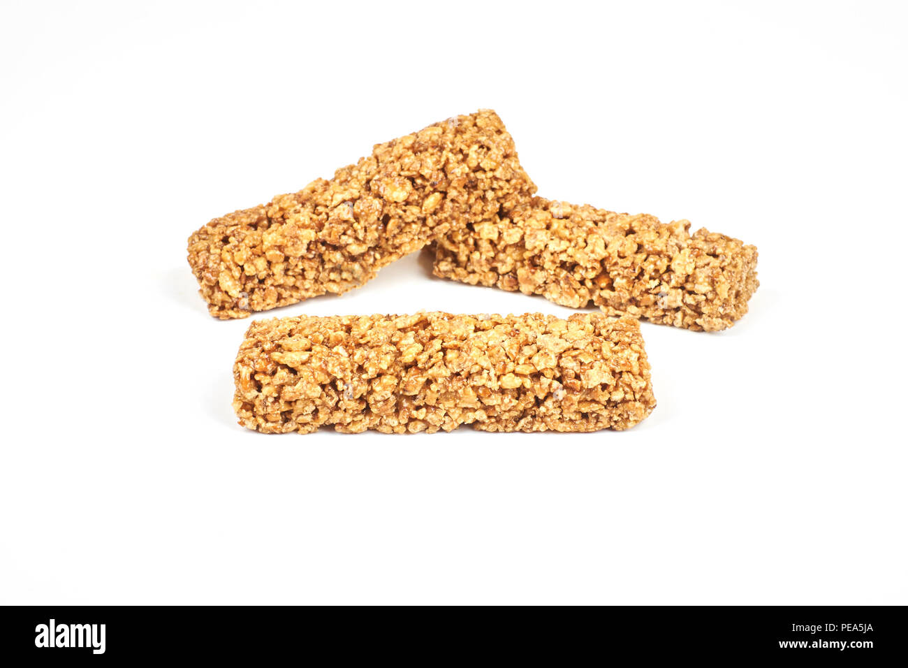 Healthy fitness bars isolated on white background Stock Photo Alamy