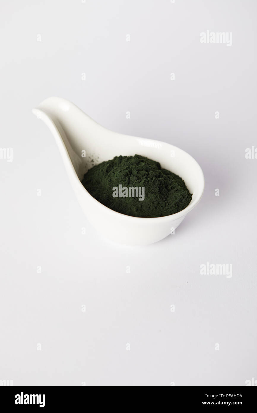 Spirulina algae and powder hi-res stock photography and images - Alamy