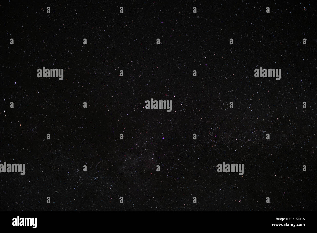 starry sky at night  - stars in sky Stock Photo