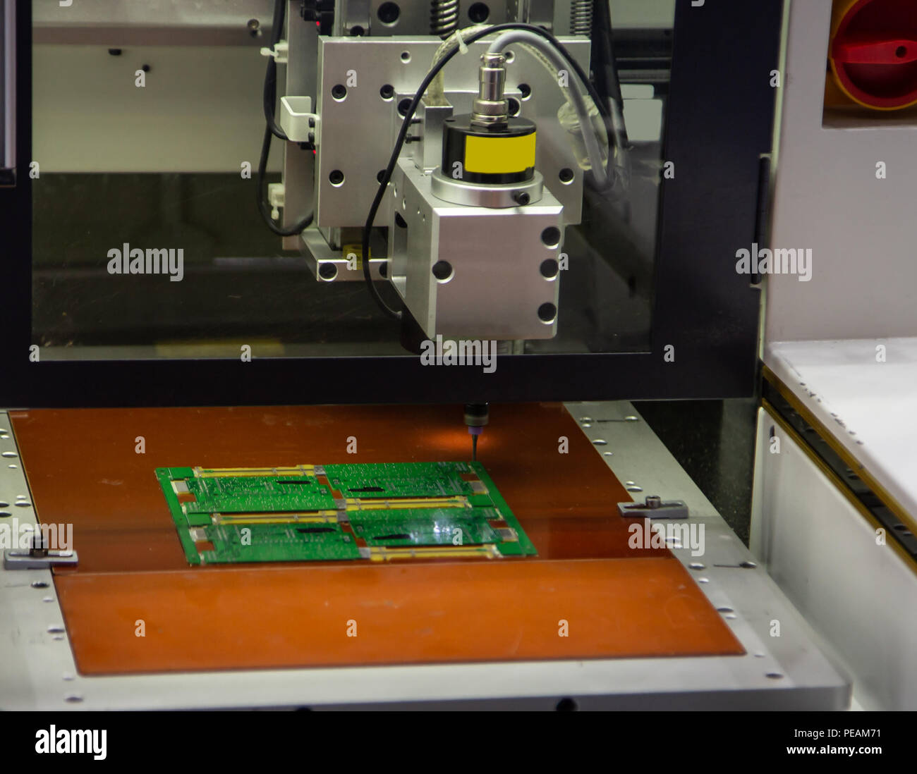 Fully automated electronic industry circuit board assembly machine