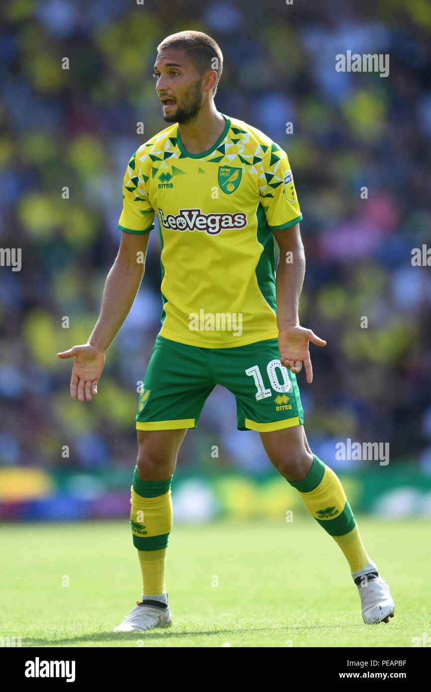 Moritz Leitner Norwich City Stock Photo Alamy