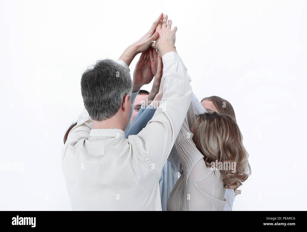 Business team shows unity hi-res stock photography and images - Alamy