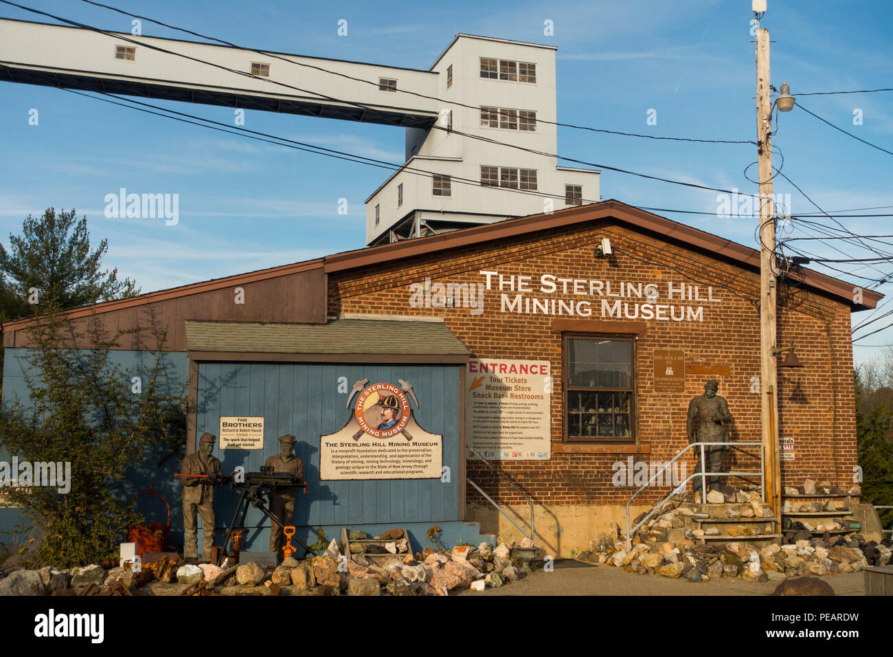 The Sterling Hill Mining Museum Ogdensburg NJ Stock Photo Alamy