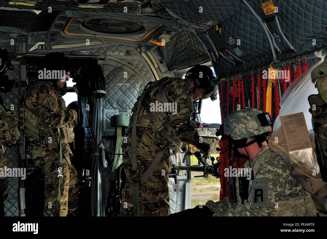 Army National Guard crewmembers from 1st Battalion, 168th Aviation ...