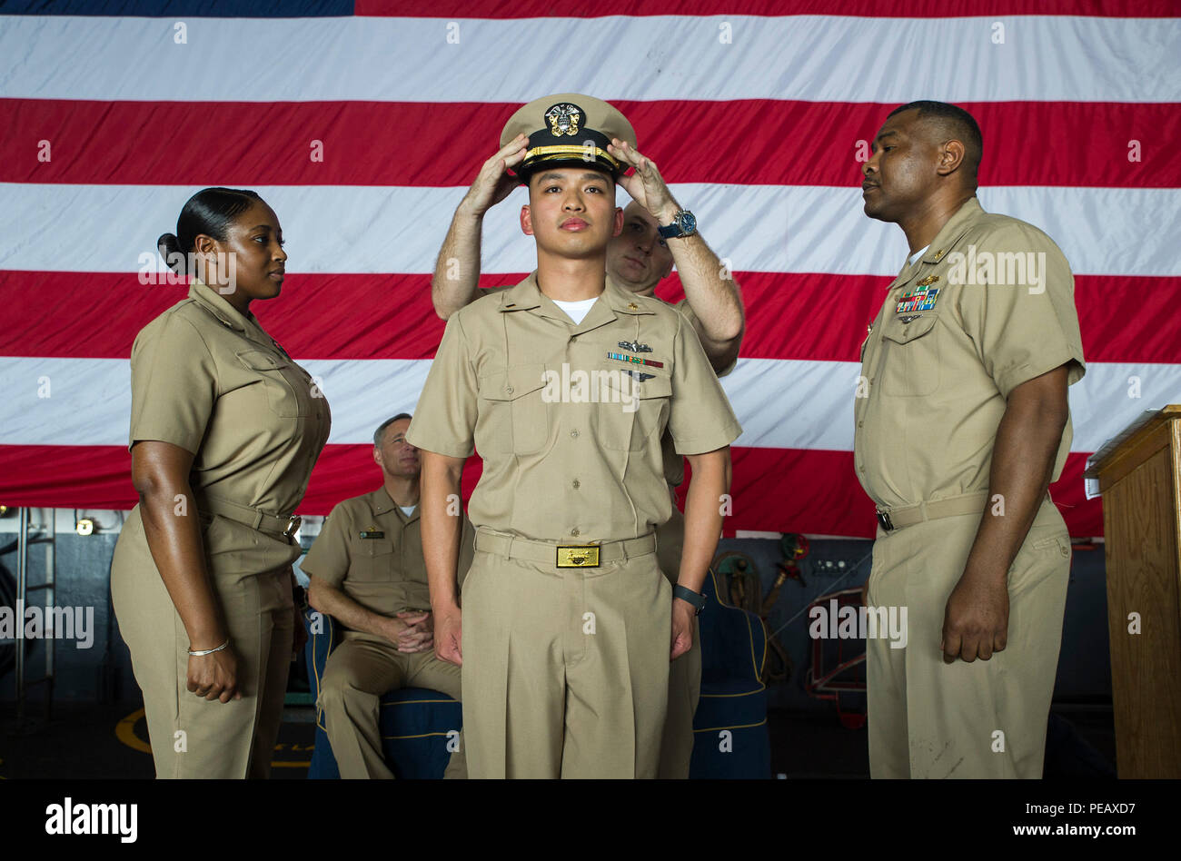 151201NEH855057 ATLANTIC OCEAN (Dec. 1, 2015) Lt. Cmdr. Andrew Tew