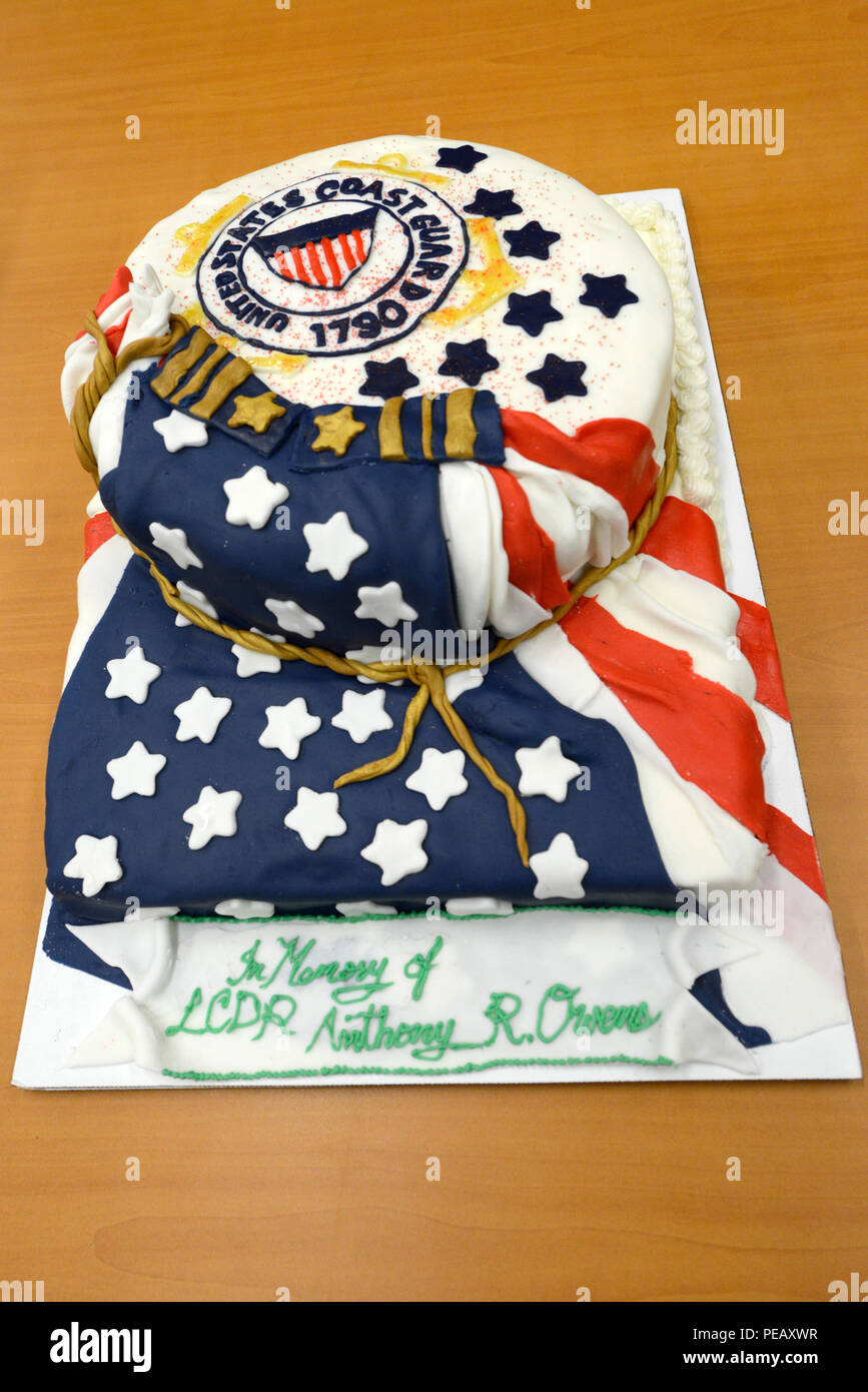 A Cake Presented At The Dedication Of The Lt Cmdr Anthony R