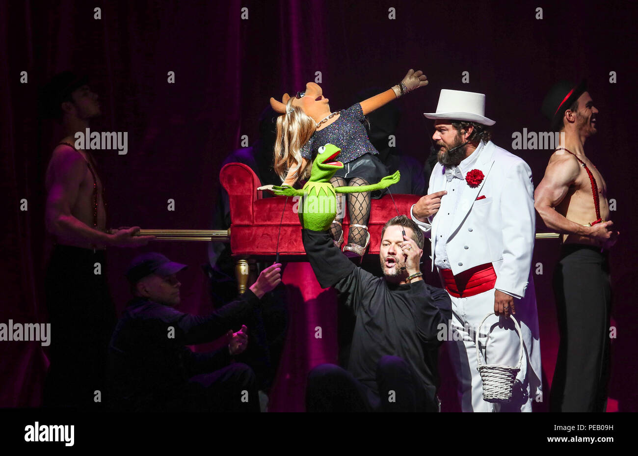 The Muppets take The O2 with a live show  Featuring: Kermit, Miss Piggy Where: London, United Kingdom When: 13 Jul 2018 Credit: John Rainford/WENN Stock Photo
