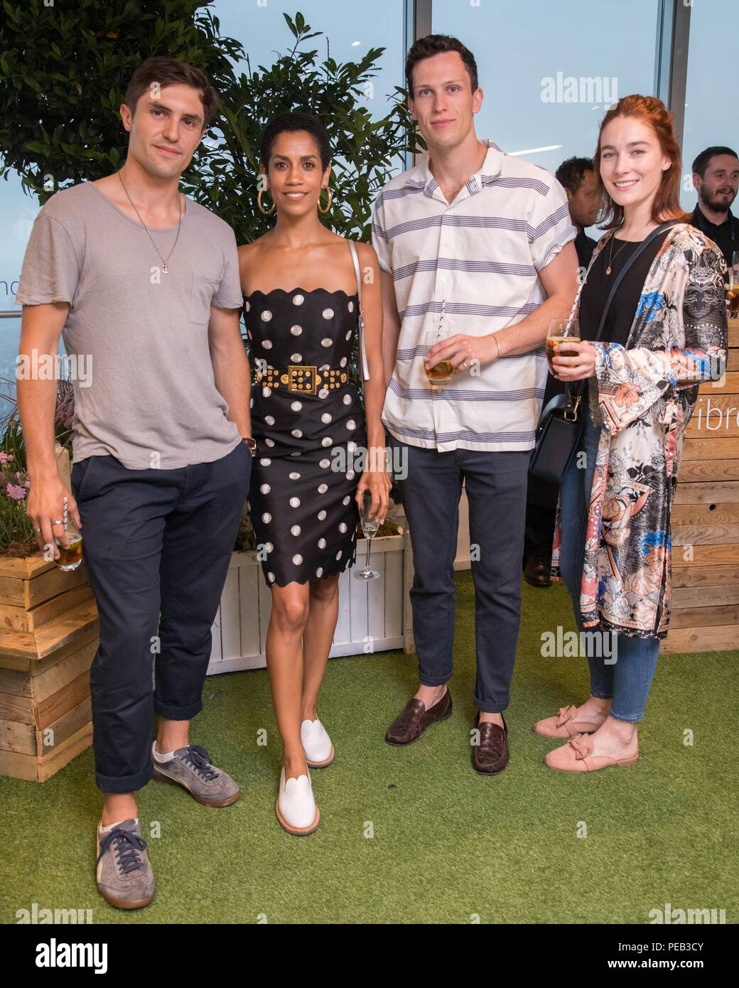 Celebrities at the BT Tower for the BT Plus Great Indoors launch party