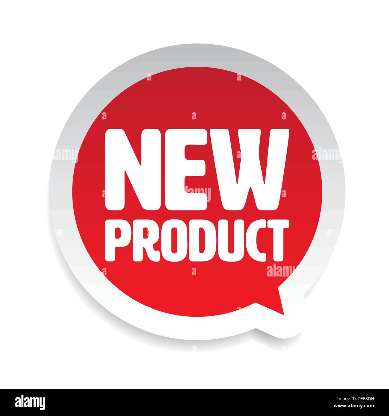 New Product sticker speech bubble Stock Vector