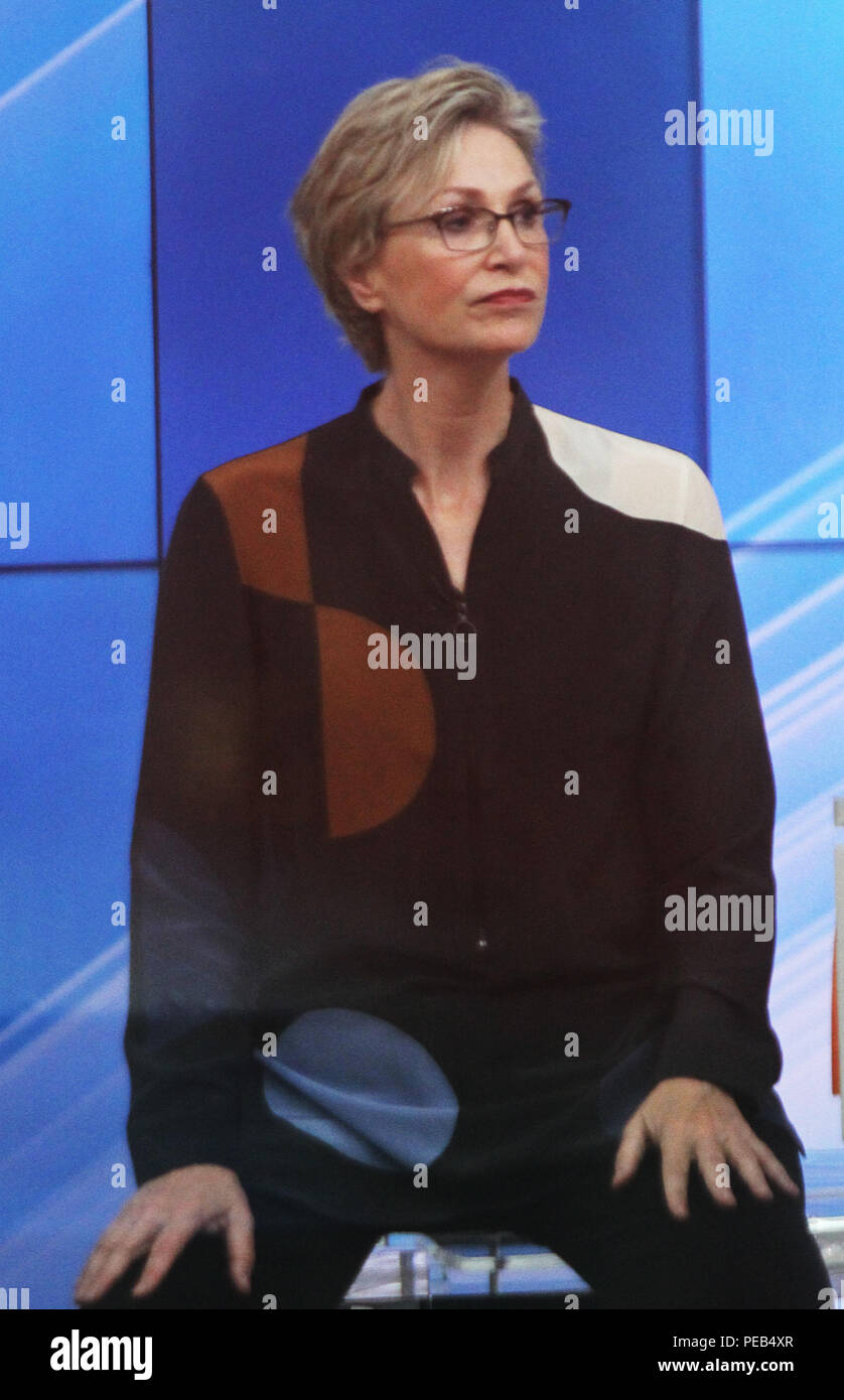New York, NY, USA. 13th Aug, 2018. Jane Lynch at Today Shiow to talk