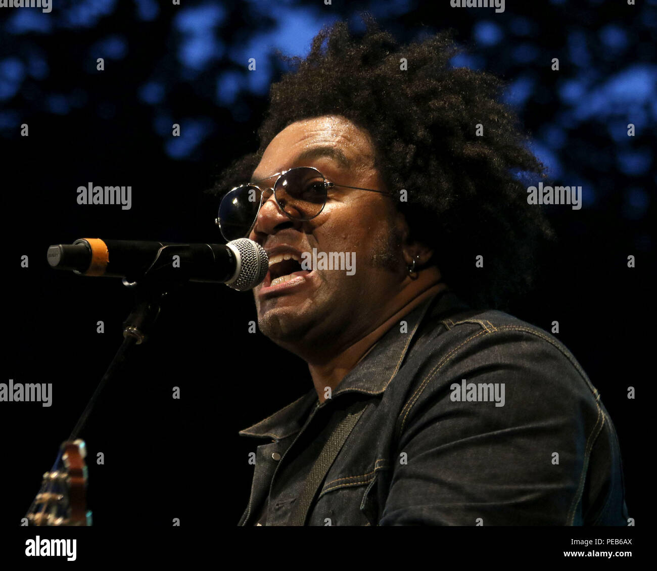 New York City, New York, USA. 12th Aug, 2018. Musician/singer JEFFREY