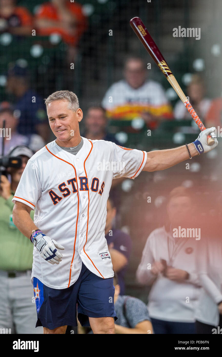 Houston, Texas, USA. August 12, 2018: Houston Astros great Craig
