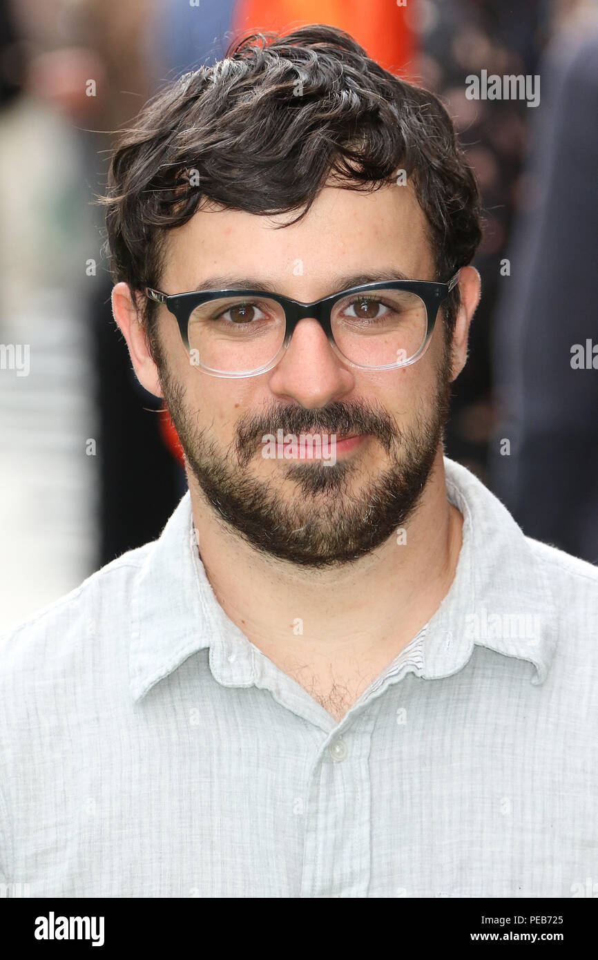 London, UK. 13th August, 2018. Simon Bird, The Festival - World Premiere, Leicester Square, London, UK, 13 August 2018, Photo by Richard Goldschmidt Credit: Rich Gold/Alamy Live News Stock Photo