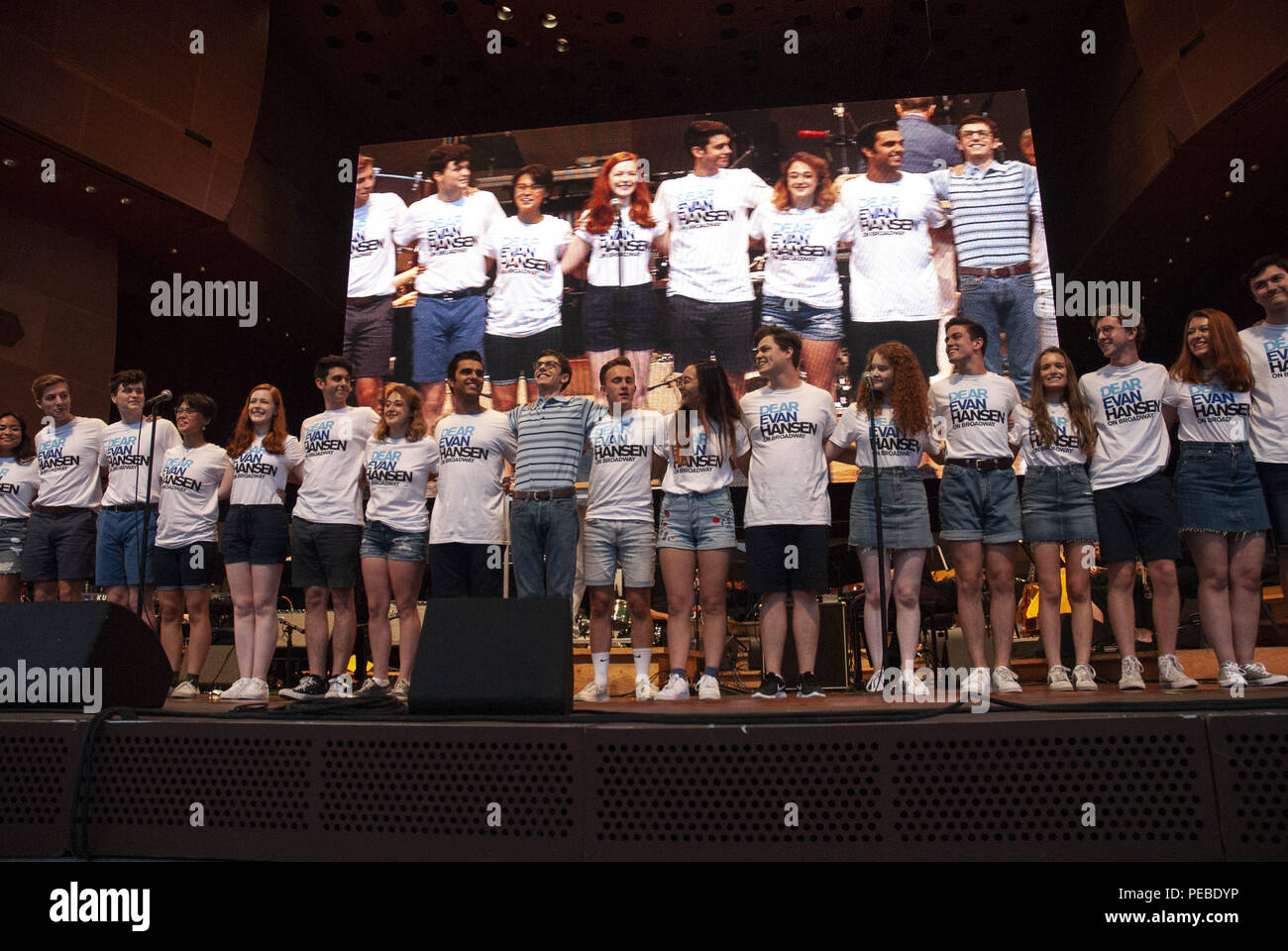 Chicago, Illinois, USA. 13th Aug, 2018. Broadway in Chicago is an annual show that features