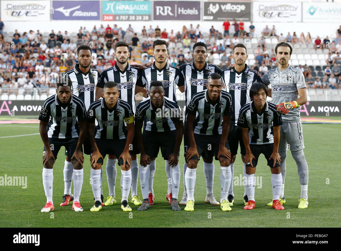 Portimao, Portugal. 13th Aug, 2018. Portimonense team group line-up ( Portimonense) Football/Soccer : Portugal "Liga NOS" match between  Portimonense SC 0-2 Boavista FC at the Estadio Municipal de Portimao in  Portimao, Portugal .