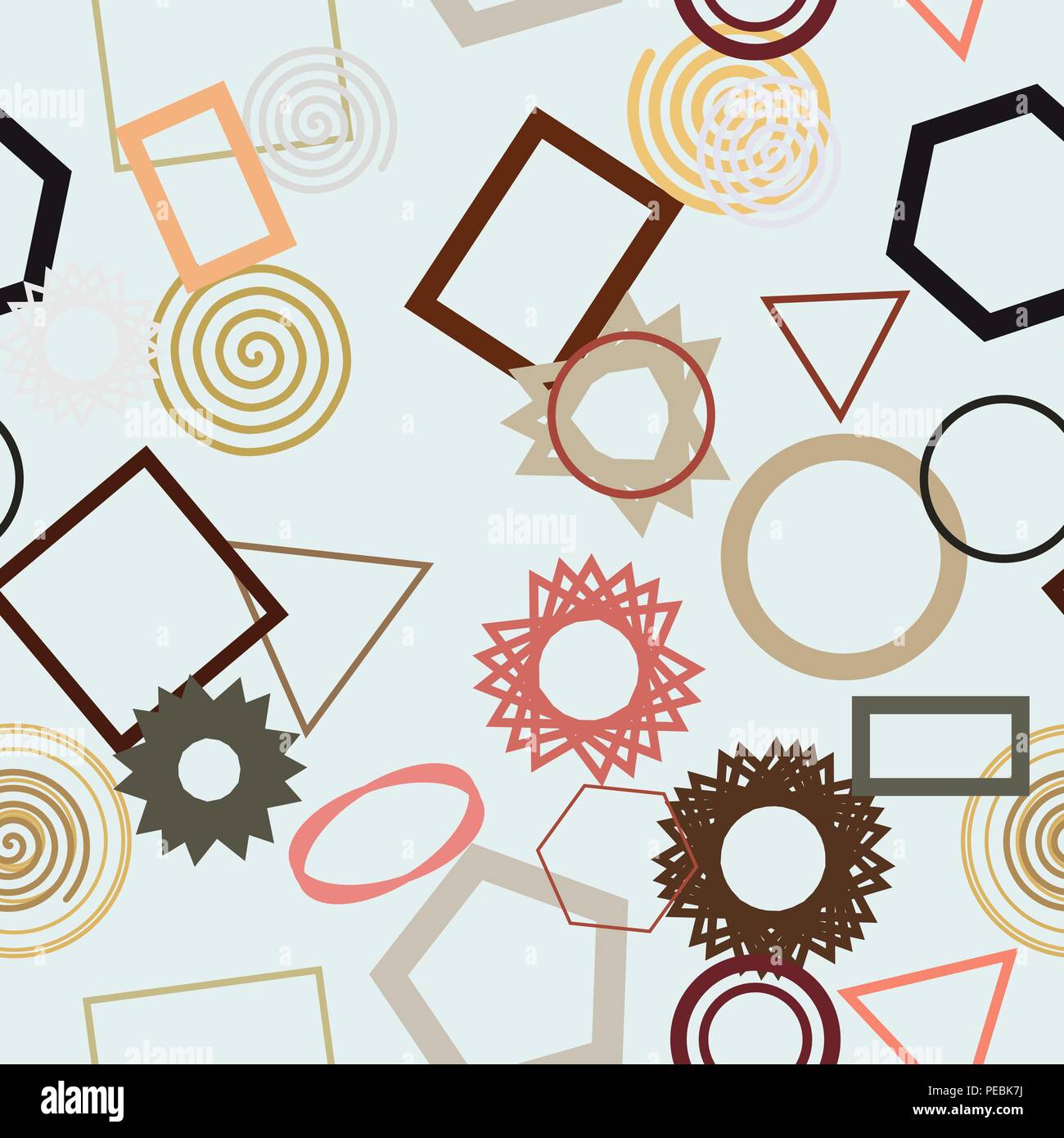 Seamless artistic mixed background pattern abstract. Vector ...