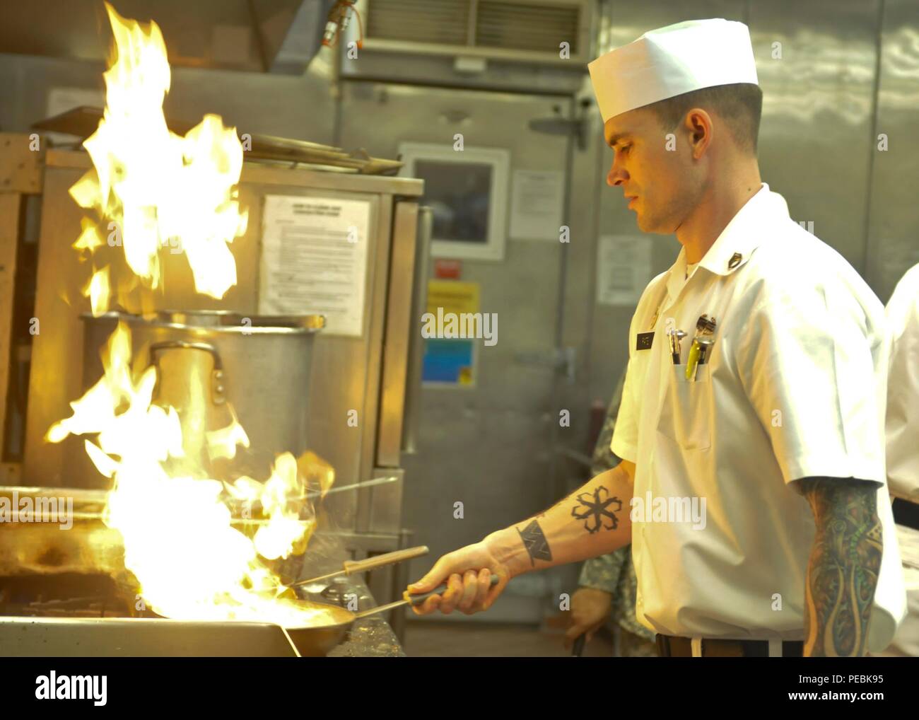 Staff Sgt. Aaron Pate, an Abilene, Texas, native and a culinary