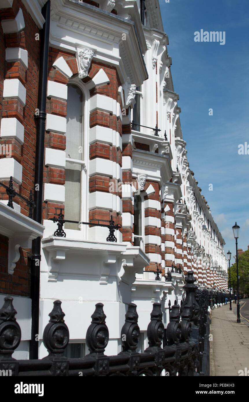 London Houses - West London Stock Photo