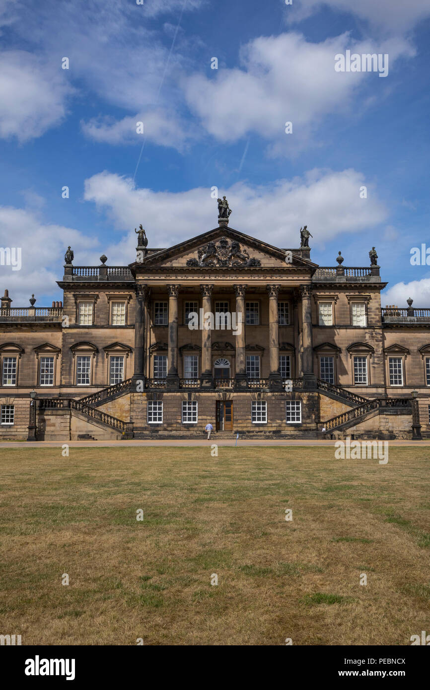 The East front of Wentworth Woodhouse, a Grade 1 listed country house