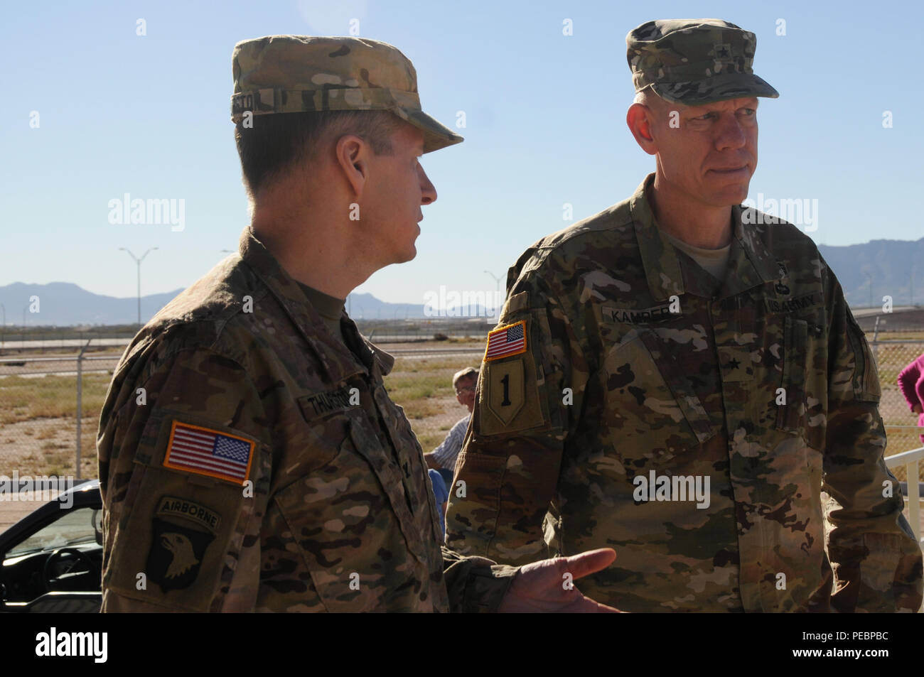 Senior Army leaders monitor activities during a Risk Reduction ...