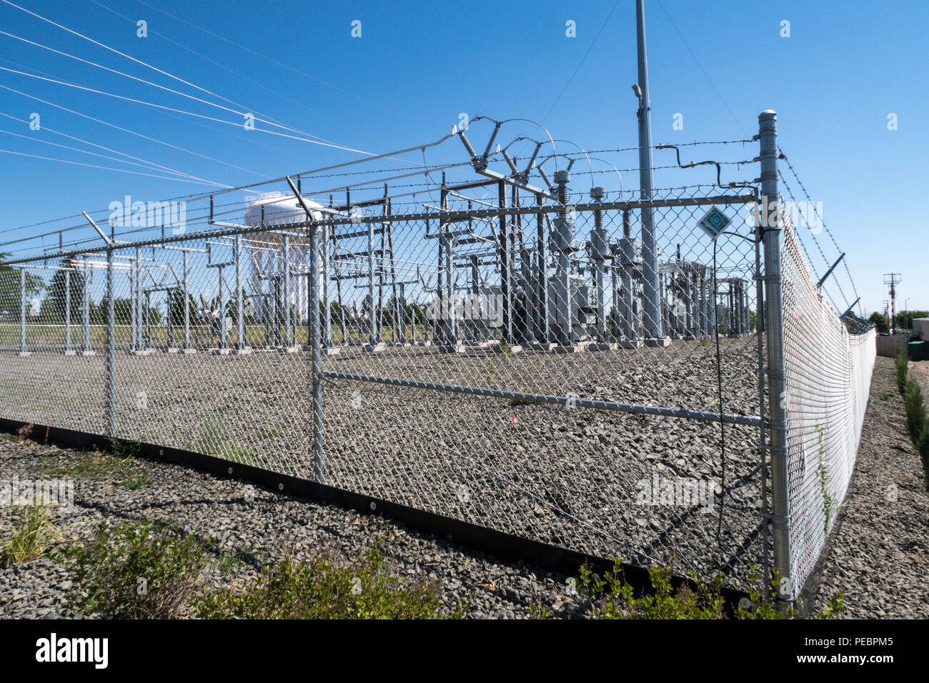 Electrical Substation in Great Falls, Montana, USA Stock Photo Alamy