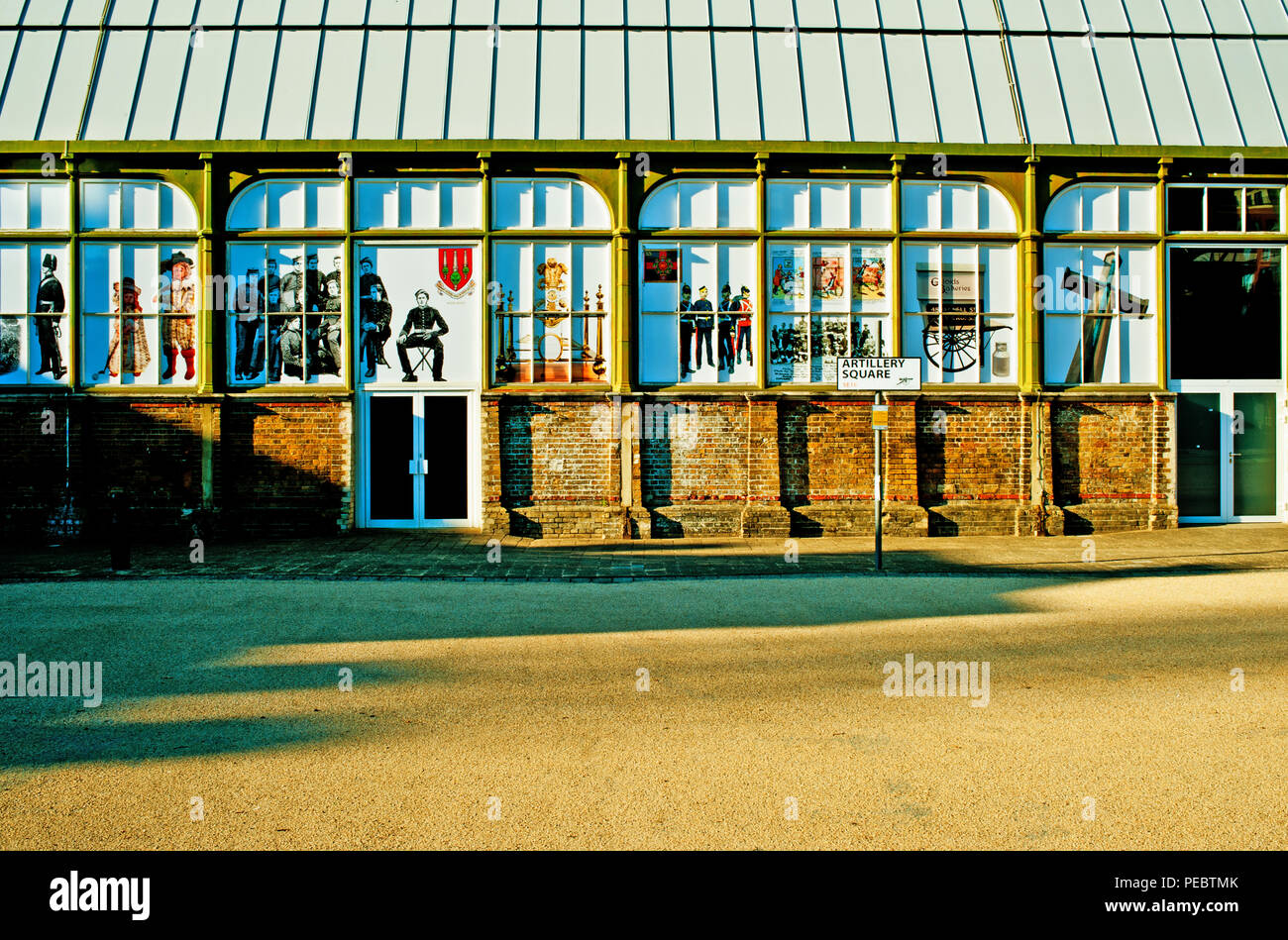 Artllery Way and museum at Royal Arsenal Riverside, Woolwich Arsenal