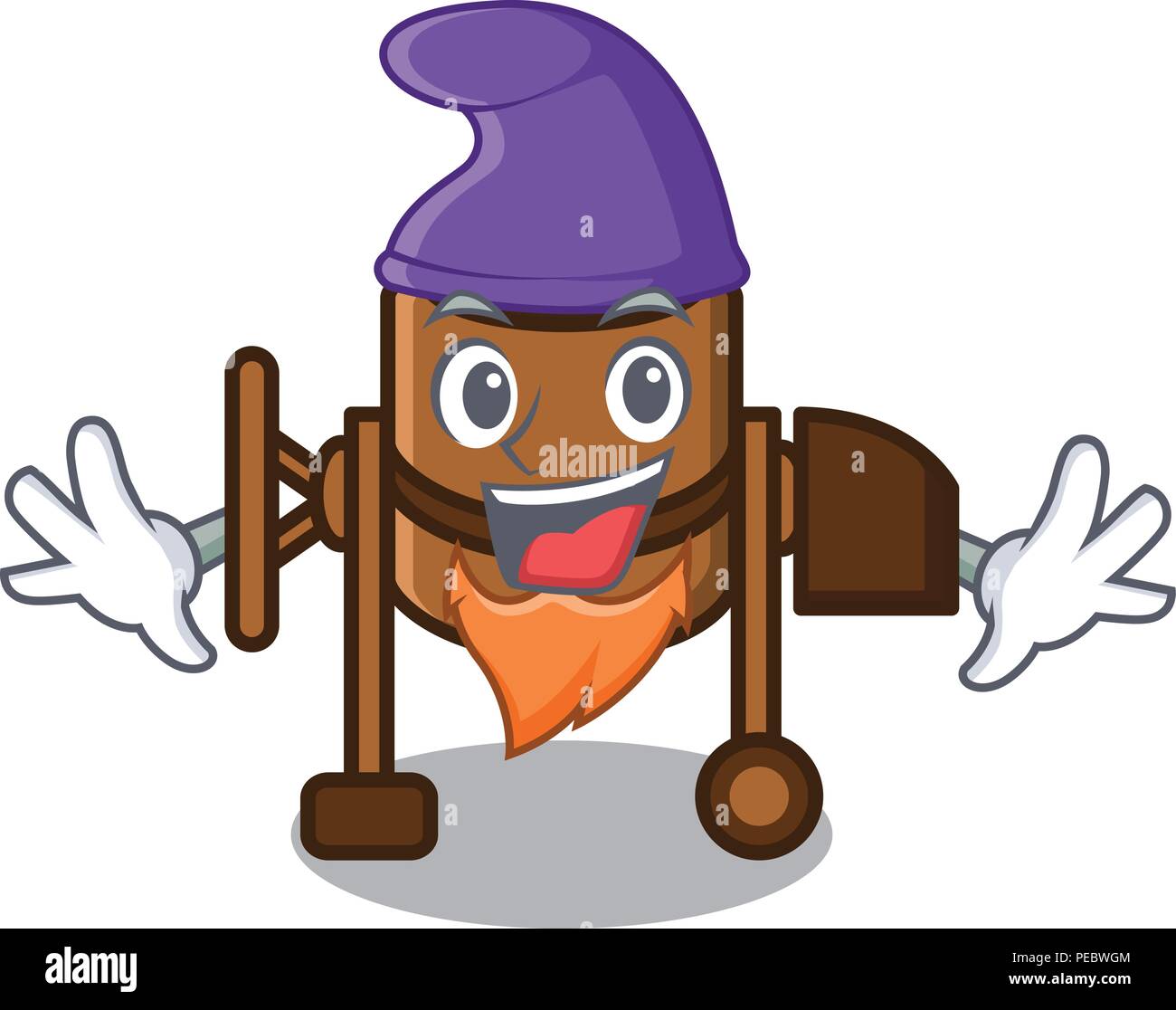 Elf concrete mixer character cartoon Stock Vector Image & Art - Alamy